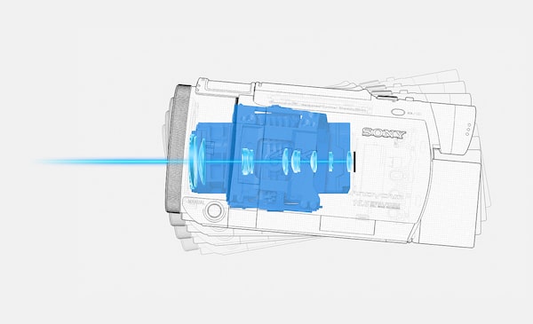 Imagen con SteadyShot óptico balanceado